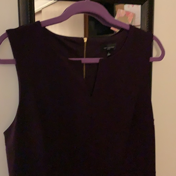 Deep purple cocktail dress - Picture 2 of 4